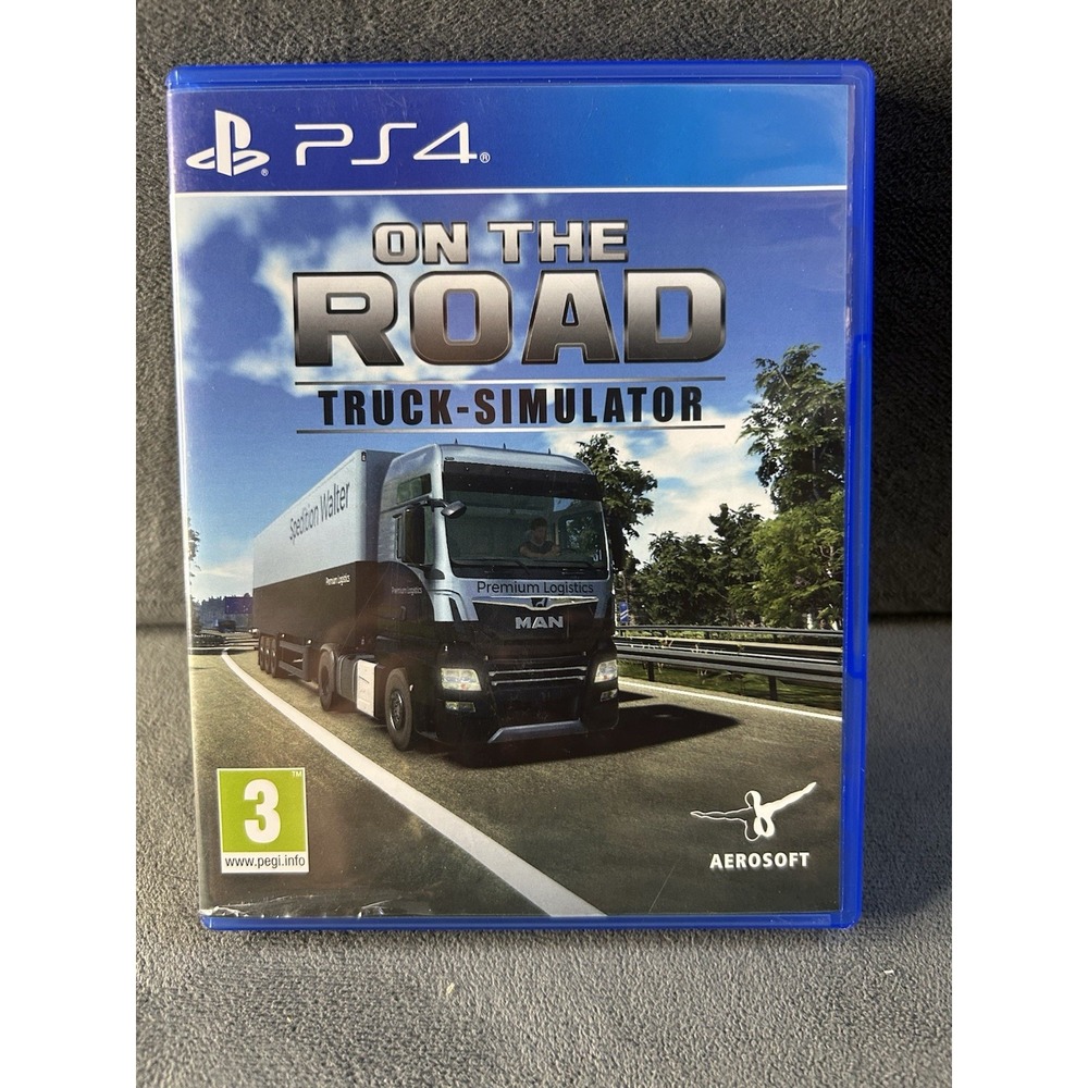 On The Road Truck Simulator PS4 PlayStation 4 PAL Aerosoft Tested Working